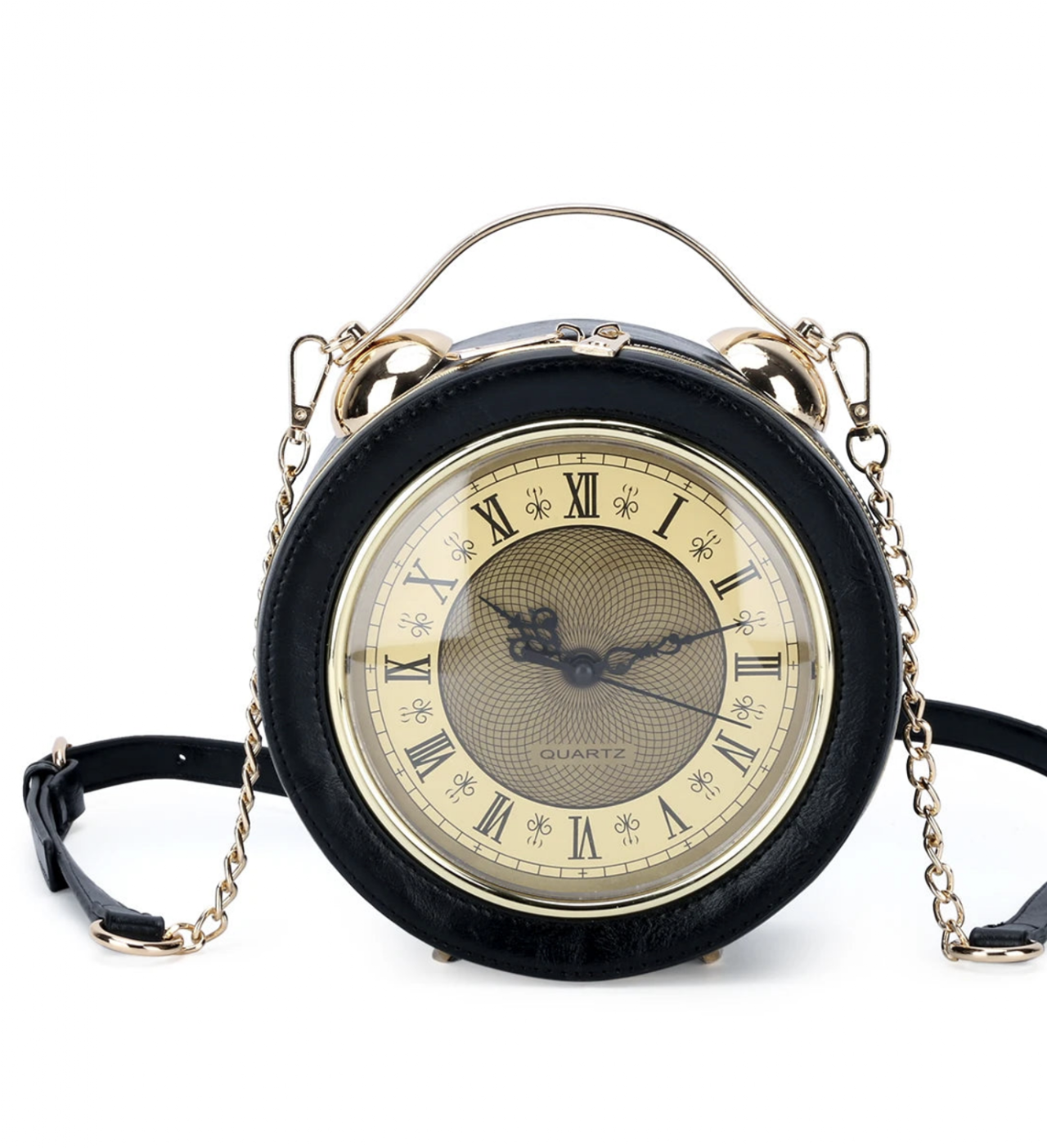 Timeless Totes Clock Bag ~ Black